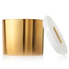 THYMES FRASIER FIR GILDED COLLECTION GOLD 3-WICK CERAMIC CANDLE