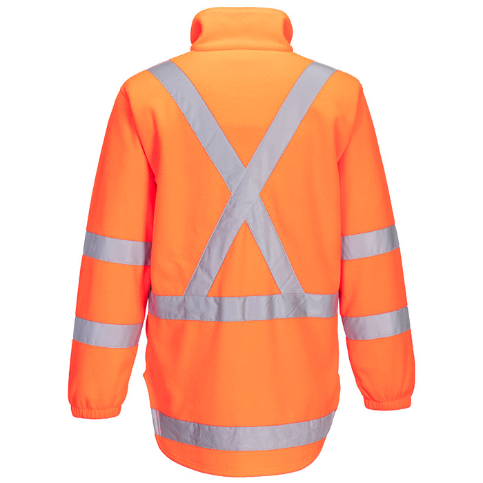 TTMC-W17 Hi-Vis X Back 1/4 Zip Polar Fleece - TM601