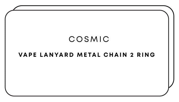 Vape Lanyard Metal Chain 2 Ring | One Colour-Image 1