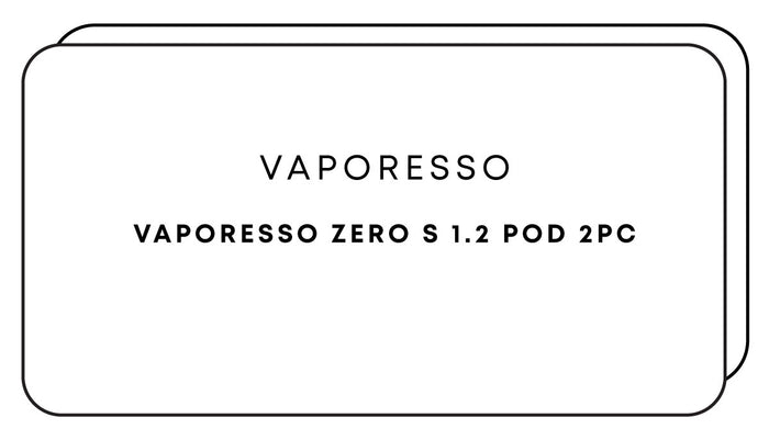 Vaporesso Zero S 12 Pod 2pc | One Colour-Image 1
