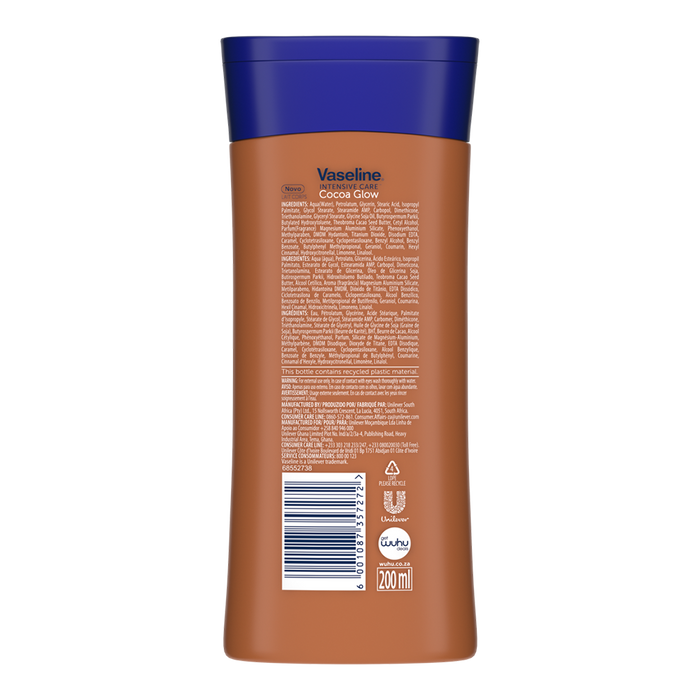 Vaseline Body Lotion Intensive Care Cocoa Glow (Imported )(UI) 200ml