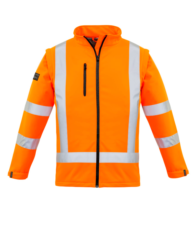 Womens Hi Vis NSW Rail X Back 2 In 1 Softshell Jacket | ZJ770