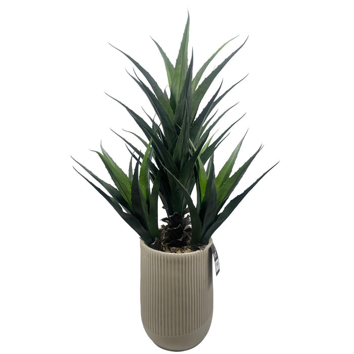 110cm Artificial Agave Tropical Display in Pot Artificial-0