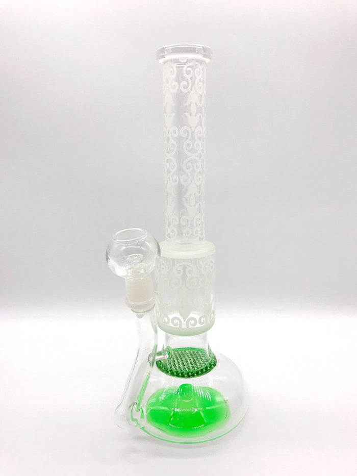 Smoke Station Water Pipe 14” Honeycomb Rig