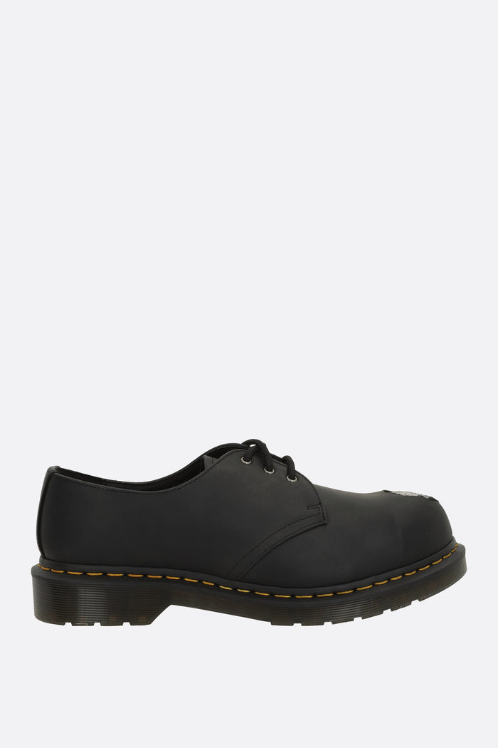 1461 lace-up shoes in leather with a metal toe cap