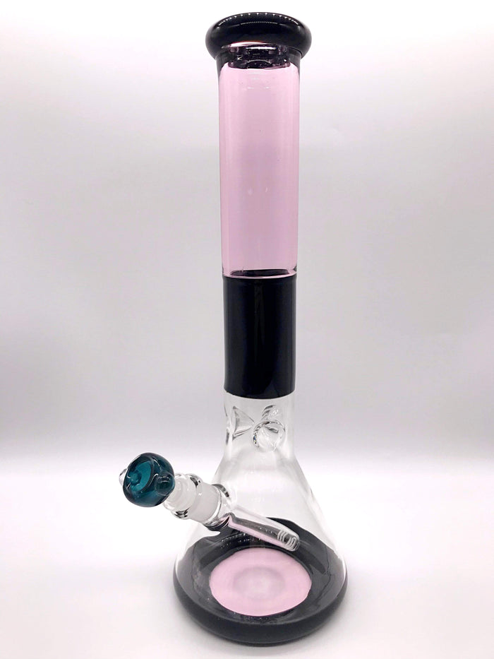 Smoke Station Water Pipe 16” tall Colored Beaker