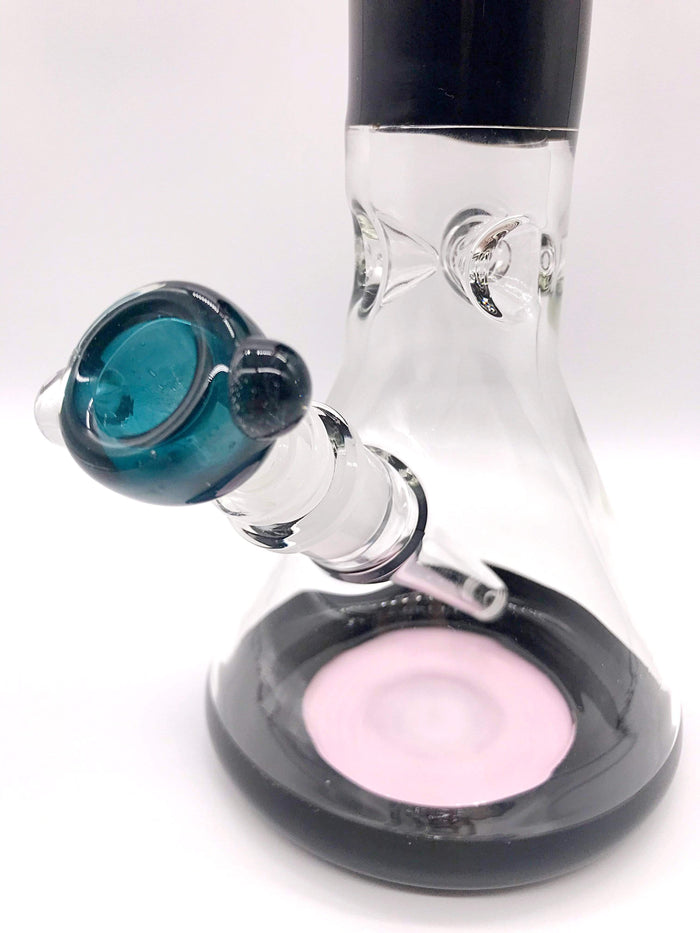 Smoke Station Water Pipe 16” tall Colored Beaker