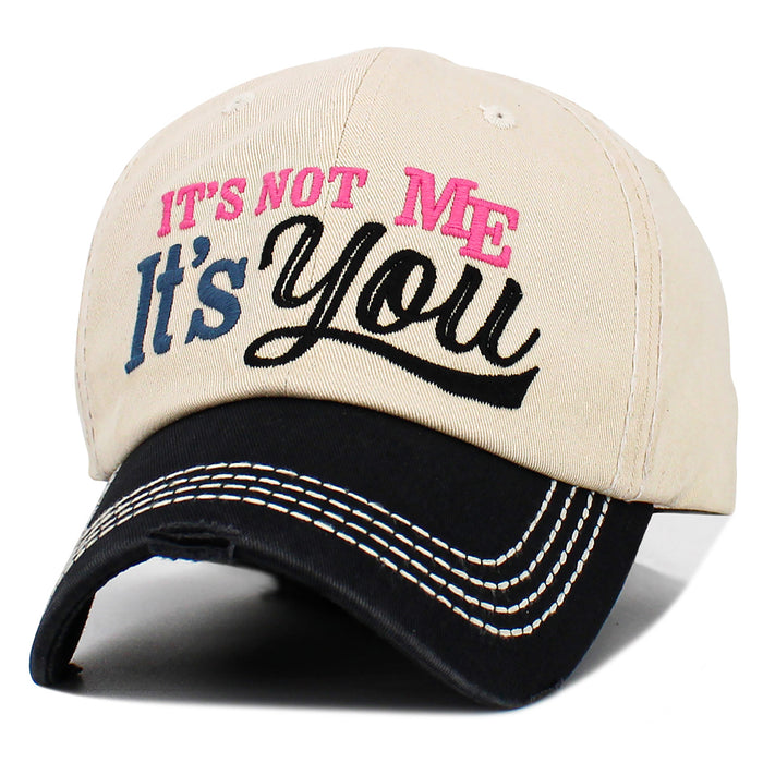 1640 - It's Not Me It's You Hat - Khaki
