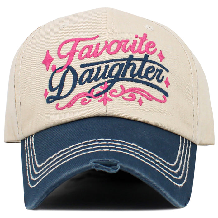 1641 - Favorite Daughter Hat - Navy Blue