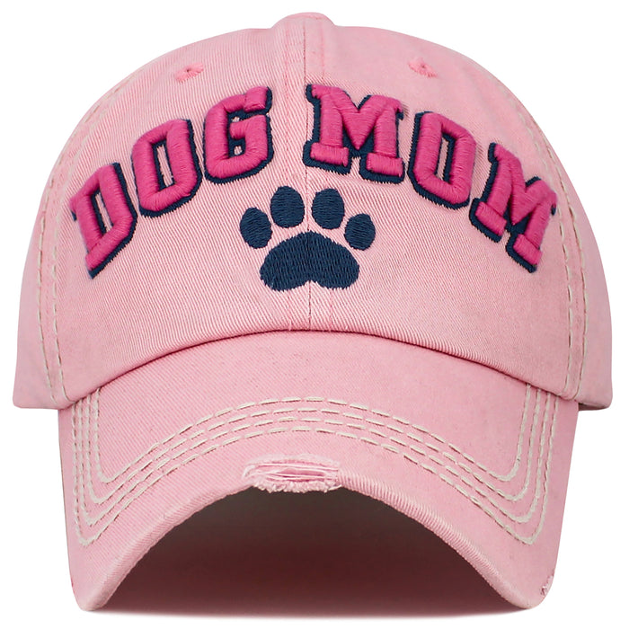 1646 - Dog Mom Hat - Pink