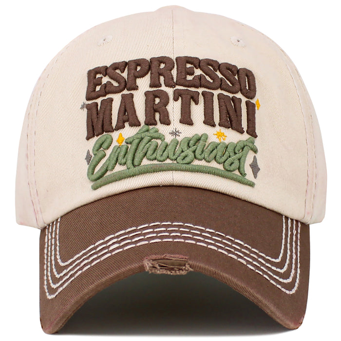 1647 - Espresso Martini Enthusiast Hat - Espresso