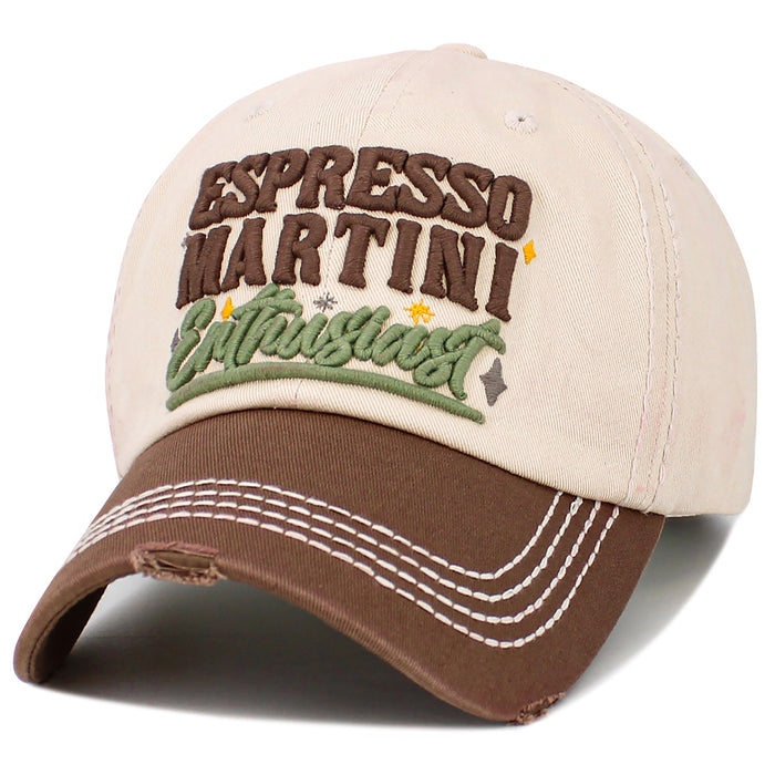 1647 - Espresso Martini Enthusiast Hat - Espresso