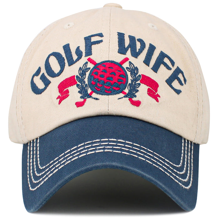 1648 - Golf Wife Hat - Blue
