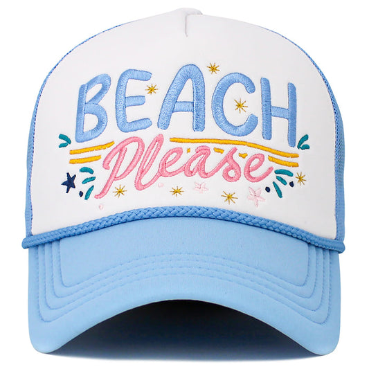 1652 - Beach Please Hat - Blue