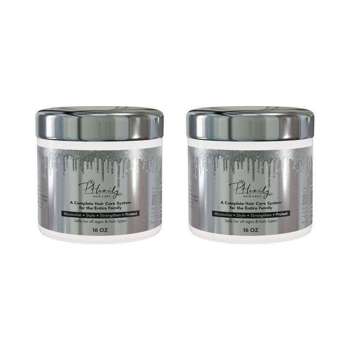3-Jar Bundle: NEW PHamily Hair Care – The Ultimate All-in-One Moisturizer & Styler (16 oz) - PHamily Hair Care