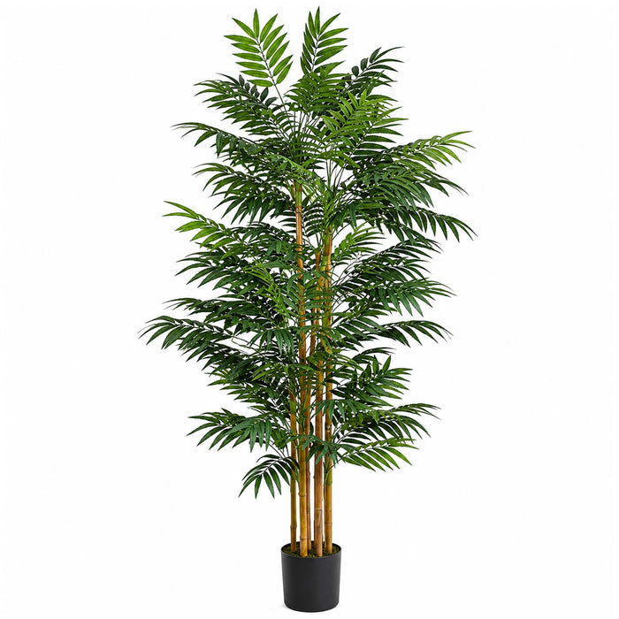 210cm Fire Retardant Phoenix Palm Tree Natural Trunk-0
