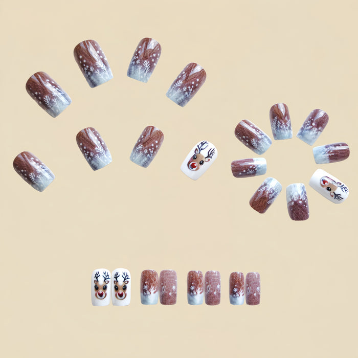 24pcs/Set Press On Nails Y1217