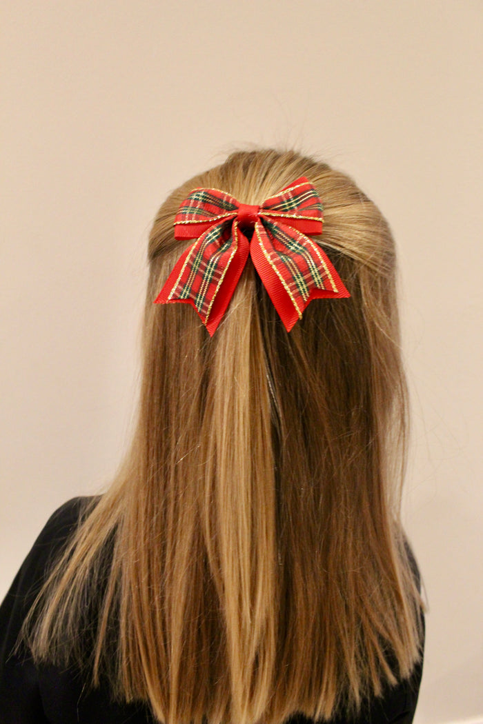3-Inch Classic Tartan Tail Bow