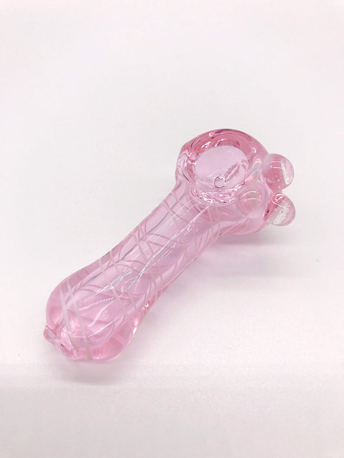 Smoke Station Hand Pipe 3” Pink Spoon Hand Pipe