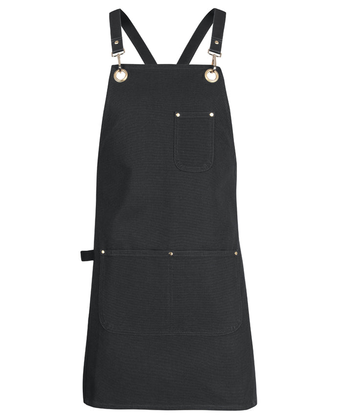 65x75 Brass Eyelet Canvas Apron with PU Strap | 5ACBP