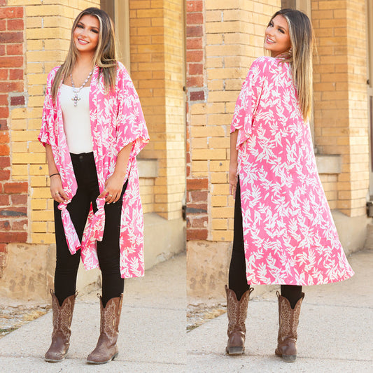 8939 - Floral Print Duster