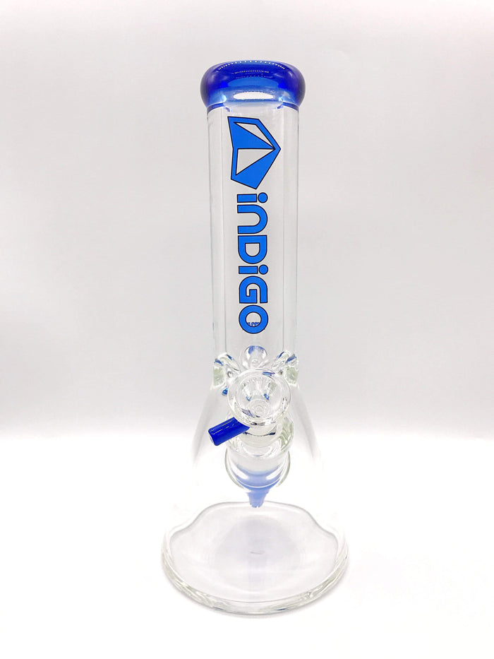 Smoke Station Water Pipe 9mm Thick American Indigo Bong