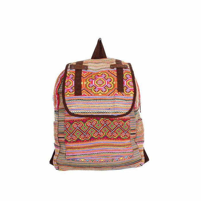 Alisa Embroidered Colorful Boho Backpack - Thailand