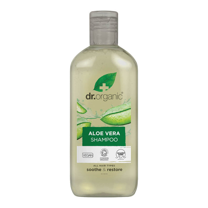 265ml bottle Dr Organic Aloe Vera Shampoo.