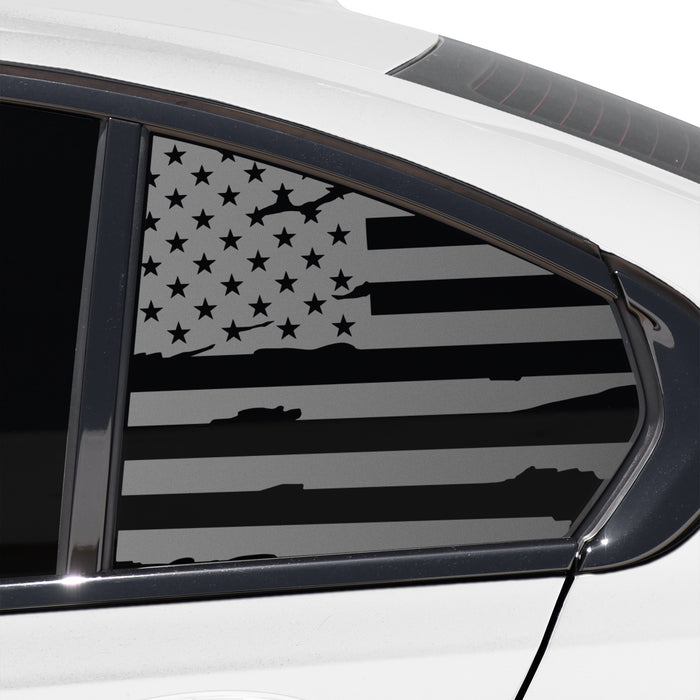 Quarter Window American Flag Vinyl Decal Stickers Fits BMW 3 Series 2019 - 2025 - Bogar Tech Designs