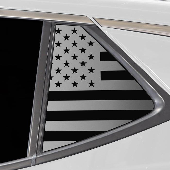 Quarter Window American Flag Vinyl Decal Stickers Fits Buick Encore GX 2020 - 2025 - Bogar Tech Designs