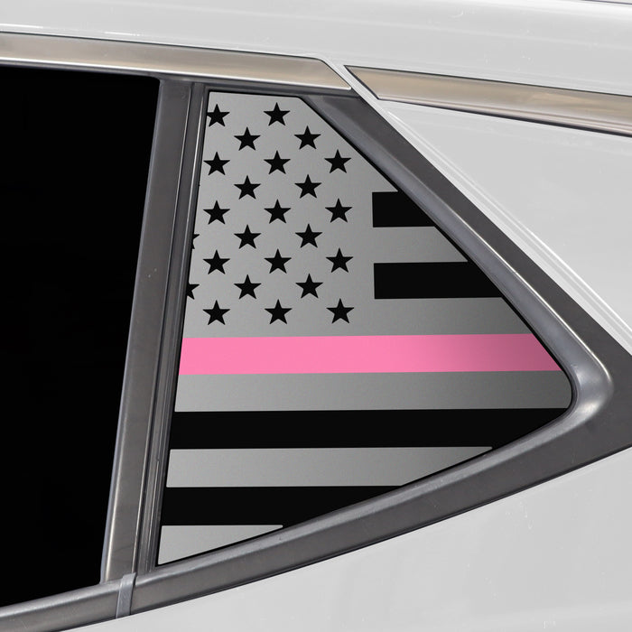 Quarter Window American Flag Vinyl Decal Stickers Fits Buick Encore GX 2020 - 2025 - Bogar Tech Designs