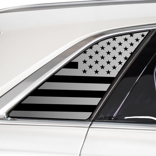 Quarter Window American Flag Vinyl Decal Stickers Fits Cadillac XT5 2016 - 2025 - Bogar Tech Designs
