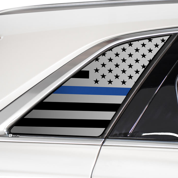 Quarter Window American Flag Vinyl Decal Stickers Fits Cadillac XT5 2016 - 2025 - Bogar Tech Designs