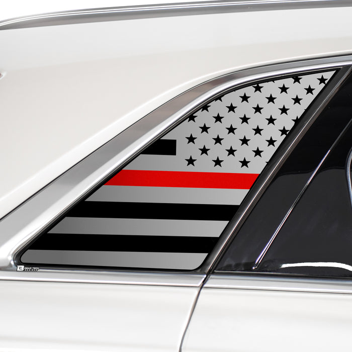 Quarter Window American Flag Vinyl Decal Stickers Fits Cadillac XT5 2016 - 2025 - Bogar Tech Designs