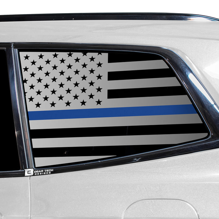 Quarter Window American Flag Vinyl Decal Stickers Fits Cadillac XT6 2020 - 2025 - Bogar Tech Designs