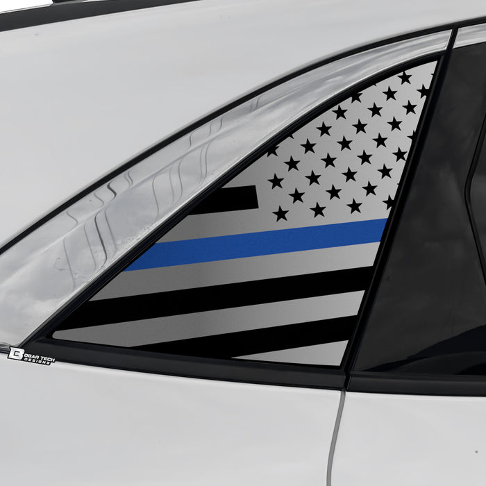 Quarter Window American Flag Vinyl Decal Stickers Fits Ford Escape 2020 - 2025 - Bogar Tech Designs