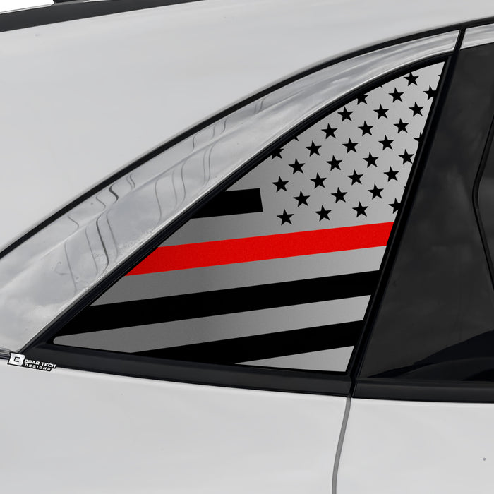 Quarter Window American Flag Vinyl Decal Stickers Fits Ford Escape 2020 - 2025 - Bogar Tech Designs