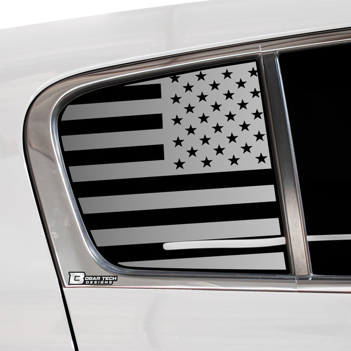 Quarter Window American Flag Vinyl Decal Stickers Fits Kia Sportage 2017 - 2022 - Bogar Tech Designs