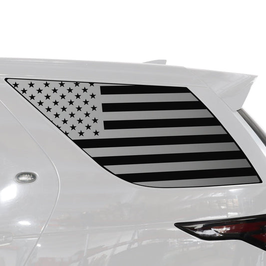 Quarter Window American Flag Vinyl Decal Stickers Fits Land Rover Discovery 2017 - 2025 - Bogar Tech Designs