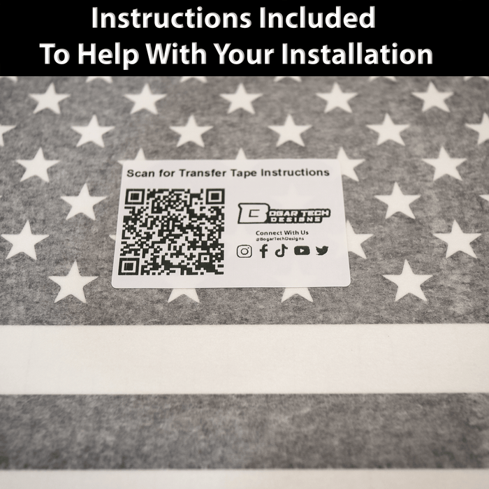 Quarter Window American Flag Vinyl Decal Stickers Fits Lexus IS 2021 - 2025 - Bogar Tech Designs