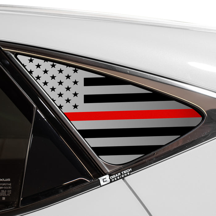 Quarter Window American Flag Vinyl Decal Stickers Fits Lexus NX 2022 - 2025 - Bogar Tech Designs