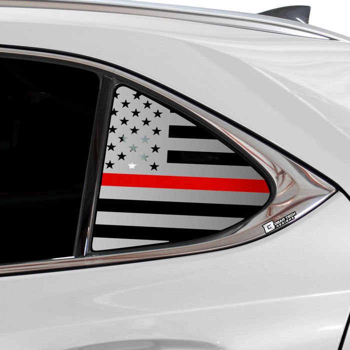 Quarter Window American Flag Vinyl Decal Stickers Fits Lexus UX 2019 - 2025 - Bogar Tech Designs