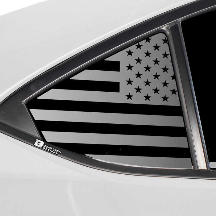 Quarter Window American Flag Vinyl Decal Stickers Fits Subaru WRX 2022 - 2025 - Bogar Tech Designs