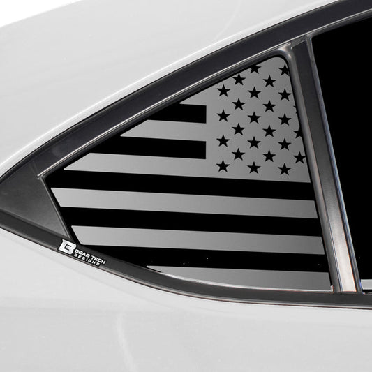 Quarter Window American Flag Vinyl Decal Stickers Fits Subaru WRX 2022 - 2025 - Bogar Tech Designs