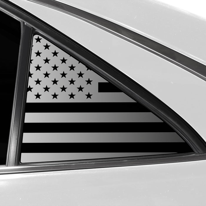 Quarter Window American Flag Vinyl Decal Stickers Fits Toyota Camry 2015 - 2017 - Bogar Tech Designs