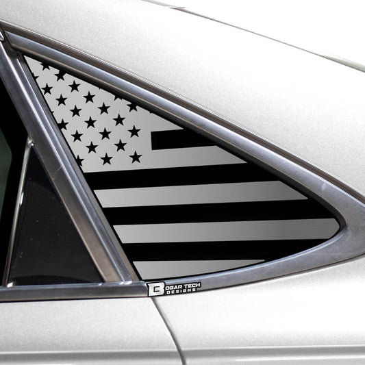 Quarter Window American Flag Vinyl Decal Stickers Fits Volkswagen Passat 2020 - 2022 - Bogar Tech Designs