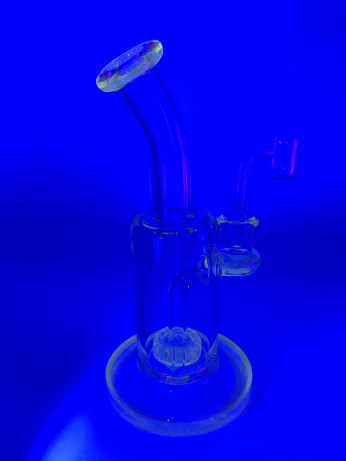 Smoke Station Water Pipe (UV) Ultra Violet American UV Reactive Scientific Rig