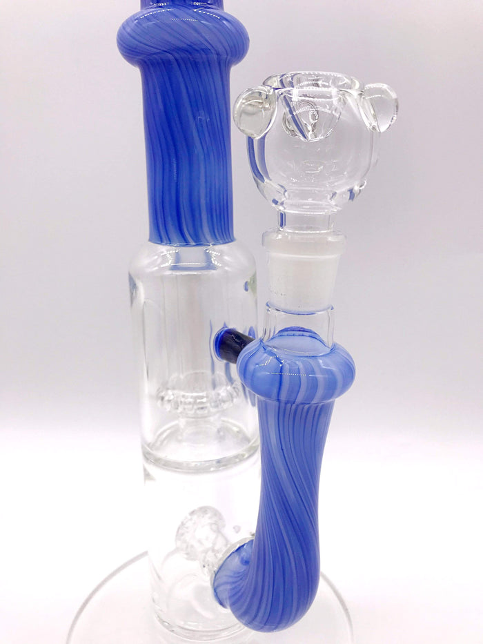 Smoke Station Water Pipe AMG Heady American Two-Chamber Perc Tube