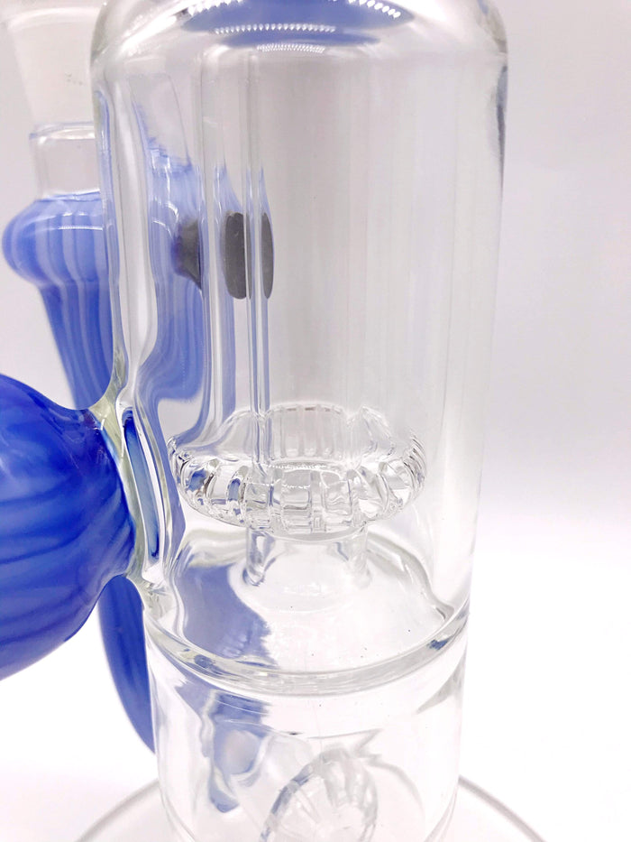 Smoke Station Water Pipe AMG Heady American Two-Chamber Perc Tube