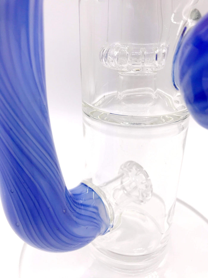 Smoke Station Water Pipe AMG Heady American Two-Chamber Perc Tube